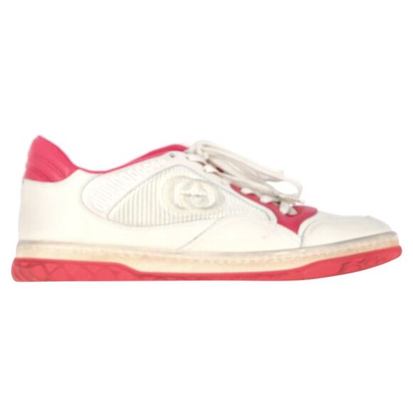 Gucci MAC80 Sneakers in Red Leather - Picture 1 of 12